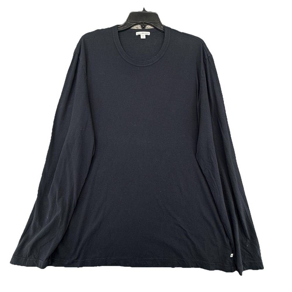 James Perse Women's Size 4 Blue Long Sleeve‎ Pullover